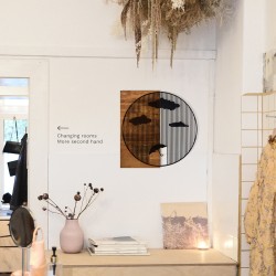 ΔΙΑΚΟΣΜΗΤΙΚΟ ΤΟΙΧΟΥ HM4808-ΦΥΛΛΑ ΜΕΤΑΛΛΟΥ ΜΑΥΡΑ-ΞΥΛΟ 58x3(βάθος)x58Υεκ. ΔΙΑΚΟΣΜΗΤΙΚΟ ΤΟΙΧΟΥ HM4808-ΦΥΛΛΑ ΜΕΤΑΛΛΟΥ ΜΑΥΡΑ-ΞΥΛΟ 58x3(βάθος)x58Υεκ.