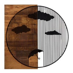 ΔΙΑΚΟΣΜΗΤΙΚΟ ΤΟΙΧΟΥ HM4808-ΦΥΛΛΑ ΜΕΤΑΛΛΟΥ ΜΑΥΡΑ-ΞΥΛΟ 58x3(βάθος)x58Υεκ. ΔΙΑΚΟΣΜΗΤΙΚΟ ΤΟΙΧΟΥ HM4808-ΦΥΛΛΑ ΜΕΤΑΛΛΟΥ ΜΑΥΡΑ-ΞΥΛΟ 58x3(βάθος)x58Υεκ.