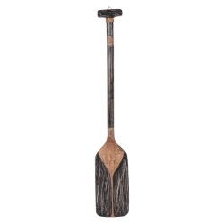 ΔΙΑΚΟΣΜΗΤΙΚΟ ΤΟΙΧΟΥ ΚΟΥΠΙ HM7709.03 ΑΠΟ ΜΑΣΙΦ ΞΥΛΟ ΑΛΜΠΑΣΙΑΣ ΜΑΥΡΟ 16,5x100 εκ.