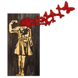 ΔΙΑΚΟΣΜΗΤΙΚΟ ΤΟΙΧΟΥ ΦΙΓΟΥΡΑ ΚΟΡΙΤΣΙΟΥ HM4755-ΦΥΛΛΑ ΜΕΤΑΛΛΟΥ-ΞΥΛΟ 62x3(βάθος)x70Υεκ. ΔΙΑΚΟΣΜΗΤΙΚΟ ΤΟΙΧΟΥ ΦΙΓΟΥΡΑ ΚΟΡΙΤΣΙΟΥ HM4755-ΦΥΛΛΑ ΜΕΤΑΛΛΟΥ-ΞΥΛΟ 62x3(βάθος)x70Υεκ.