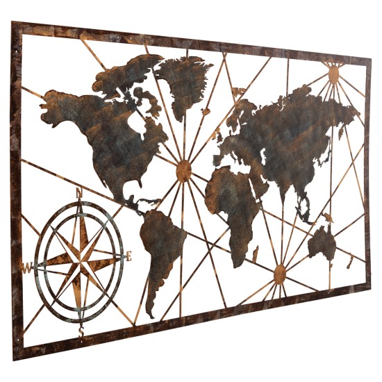 ΔΙΑΚΟΣΜΗΤΙΚΟ ΤΟΙΧΟΥ ΠΑΓΚΟΣΜΙΟΣ ΧΑΡΤΗΣ HM4656 ΜΕΤΑΛΛΟ ΧΑΛΚΙΝΟ 120x0,1x60Υεκ. ΔΙΑΚΟΣΜΗΤΙΚΟ ΤΟΙΧΟΥ ΠΑΓΚΟΣΜΙΟΣ ΧΑΡΤΗΣ HM4656 ΜΕΤΑΛΛΟ ΧΑΛΚΙΝΟ 120x0,1x60Υεκ.