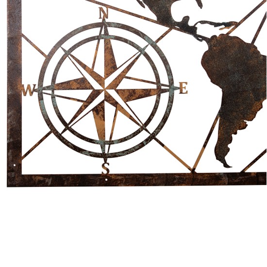 ΔΙΑΚΟΣΜΗΤΙΚΟ ΤΟΙΧΟΥ ΠΑΓΚΟΣΜΙΟΣ ΧΑΡΤΗΣ HM4656 ΜΕΤΑΛΛΟ ΧΑΛΚΙΝΟ 120x0,1x60Υεκ. ΔΙΑΚΟΣΜΗΤΙΚΟ ΤΟΙΧΟΥ ΠΑΓΚΟΣΜΙΟΣ ΧΑΡΤΗΣ HM4656 ΜΕΤΑΛΛΟ ΧΑΛΚΙΝΟ 120x0,1x60Υεκ.