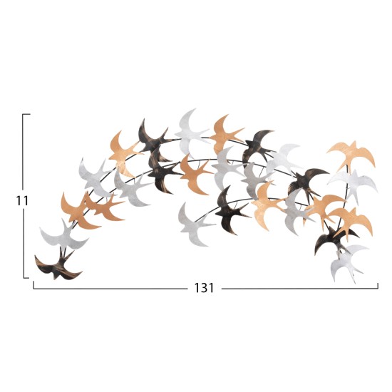 ΔΙΑΚΟΣΜΗΤΙΚΟ ΤΟΙΧΟΥ ΠΟΥΛΙΑ HM4655 ΜΕΤΑΛΛΟ-ΠΟΛΥΧΡΩΜΟ 131x11(βάθος)x70Υεκ. ΔΙΑΚΟΣΜΗΤΙΚΟ ΤΟΙΧΟΥ ΠΟΥΛΙΑ HM4655 ΜΕΤΑΛΛΟ-ΠΟΛΥΧΡΩΜΟ 131x11(βάθος)x70Υεκ.