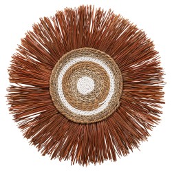 ΔΙΑΚΟΣΜΗΤΙΚΟ ΤΟΙΧΟΥ ΣΤΡΟΓΓΥΛΟ ΑΠΟ ΚΑΛΑΜΙΑ ΚΑΙ ΙΝΕΣ ΜΠΑΝΑΝΑΣ 55x3x55YΕΚεκ.HM7792