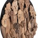 ΔΙΑΚΟΣΜΗΤΙΚΟ ΤΟΙΧΟΥ ΣΤΡΟΓΓΥΛΟ LICAS HM4441 DRIFTWOOD ΣΕ ΦΥΣΙΚΟ Φ62εκ