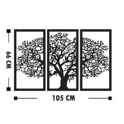 ΔΙΑΚΟΣΜΗΤΙΚΟ ΤΟΙΧΟΥ ΞΥΛΙΝΟ ΜΑΥΡΟ ΔΕΝΤΡΟ 105Χ66 HM7221