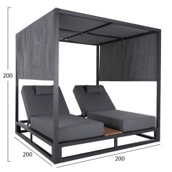 ΔΙΠΛΗ ΞΑΠΛΩΣΤΡΑ ΑΛΟΥΜΙΝΙΟΥ ΠΑΡΑΛΙΑΣ ΜΕ ΣΚΙΑΣΤΡΟ ΚΥΒΟΣ GALLANT HM6097.02 ΛΕΥΚΟ 2x2x2μ ΔΙΠΛΗ ΞΑΠΛΩΣΤΡΑ ΑΛΟΥΜΙΝΙΟΥ ΠΑΡΑΛΙΑΣ ΜΕ ΣΚΙΑΣΤΡΟ ΚΥΒΟΣ GALLANT HM6097.02 ΛΕΥΚΟ 2x2x2μ