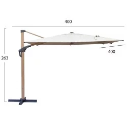 ΕΠΑΓΓΕΛΜΑΤΙΚΗ ΟΜΠΡΕΛΑ JAVANTE HM6621.02 HEAT TRANSFER ΑΛΟΥΜ.--ΜΠΕΖ ΠΑΝΙ 400x400x270Yεκ