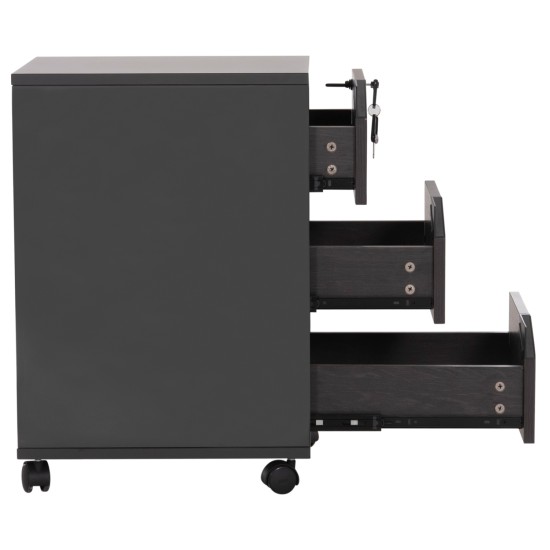 ΕΠΑΓΓΕΛΜΑΤΙΚΗ ΣΥΡΤΑΡΙΕΡΑ ΓΡΑΦΕΙΟΥ ΜΕ ΡΟΔΑΚΙΑ ROSEWOOD HM2108 42X42X60Y εκ.