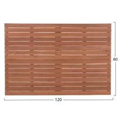 ΕΠΙΦΑΝΕΙΑ ΤΡΑΠΕΖΙΟΥ ΟΡΘΟΓΩΝΙΑ HM18138 ΞΥΛΟ TEAK--ΦΥΣΙΚΟ 120x80x4(πάχος)εκ.