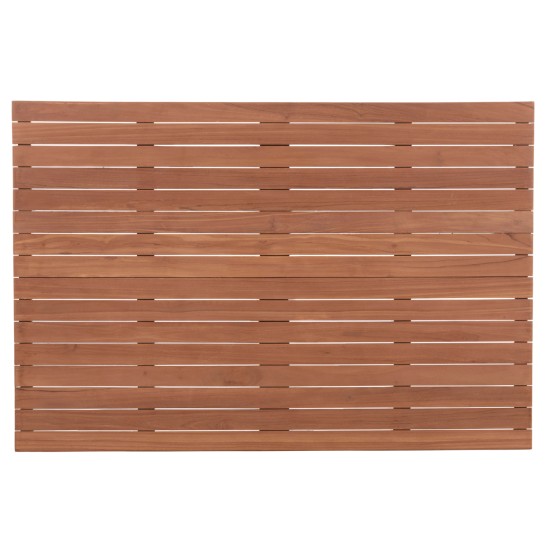 ΕΠΙΦΑΝΕΙΑ ΤΡΑΠΕΖΙΟΥ ΟΡΘΟΓΩΝΙΑ HM18138 ΞΥΛΟ TEAK--ΦΥΣΙΚΟ 120x80x4(πάχος)εκ.