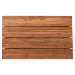 ΕΠΙΦΑΝΕΙΑ ΤΡΑΠΕΖΙΟΥ ΞΥΛΟ TEAK-ΦΥΣΙΚΟ ΟΡΘΟΓΩΝΙΑ HM6138 ΜΑΣΙΦ 130x80.5x2.5(πάχος)εκ.