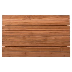 ΕΠΙΦΑΝΕΙΑ ΤΡΑΠΕΖΙΟΥ ΞΥΛΟ TEAK-ΦΥΣΙΚΟ ΟΡΘΟΓΩΝΙΑ HM6138 ΜΑΣΙΦ 130x80.5x2.5(πάχος)εκ.