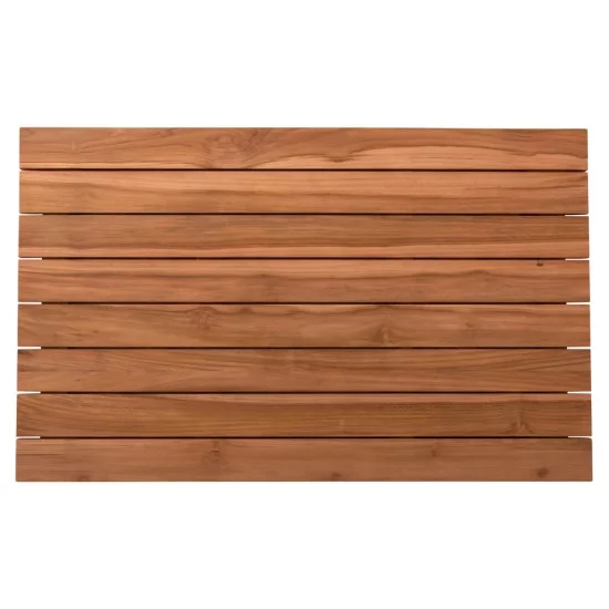 ΕΠΙΦΑΝΕΙΑ ΤΡΑΠΕΖΙΟΥ ΞΥΛΟ TEAK-ΦΥΣΙΚΟ ΟΡΘΟΓΩΝΙΑ HM6138 ΜΑΣΙΦ 130x80.5x2.5(πάχος)εκ.