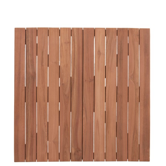 ΕΠΙΦΑΝΕΙΑ ΤΡΑΠΕΖΙΟΥ ΤΕΤΡΑΓΩΝΗ HM18135 ΞΥΛΟ TEAK--ΦΥΣΙΚΟ 60x60x4(πάχος)εκ.