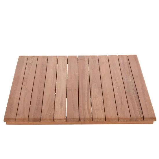 ΕΠΙΦΑΝΕΙΑ ΤΡΑΠΕΖΙΟΥ ΤΕΤΡΑΓΩΝΗ HM18135 ΞΥΛΟ TEAK--ΦΥΣΙΚΟ 60x60x4(πάχος)εκ.