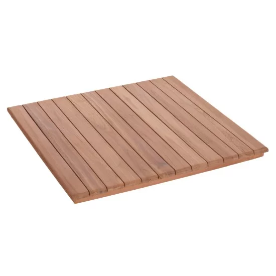 ΕΠΙΦΑΝΕΙΑ ΤΡΑΠΕΖΙΟΥ ΤΕΤΡΑΓΩΝΗ HM18135 ΞΥΛΟ TEAK--ΦΥΣΙΚΟ 60x60x4(πάχος)εκ.