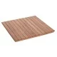 ΕΠΙΦΑΝΕΙΑ ΤΡΑΠΕΖΙΟΥ ΤΕΤΡΑΓΩΝΗ HM18135 ΞΥΛΟ TEAK--ΦΥΣΙΚΟ 60x60x4(πάχος)εκ.