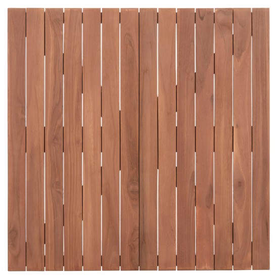 ΕΠΙΦΑΝΕΙΑ ΤΡΑΠΕΖΙΟΥ ΤΕΤΡΑΓΩΝΗ HM18136 ΞΥΛΟ TEAK--ΦΥΣΙΚΟ 70x70x4(πάχος)εκ.