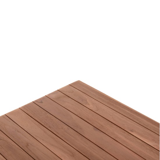 ΕΠΙΦΑΝΕΙΑ ΤΡΑΠΕΖΙΟΥ ΤΕΤΡΑΓΩΝΗ HM18136 ΞΥΛΟ TEAK--ΦΥΣΙΚΟ 70x70x4(πάχος)εκ.