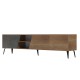 ΕΠΙΠΛΟ ΤΗΛΕΟΡΑΣΗΣ CATERRA HM18374.14 ΜΕΛΑΜΙΝΗ ΦΥΣΙΚΟ-MOORE STONE 180Χ35.5Χ48Υεκ.