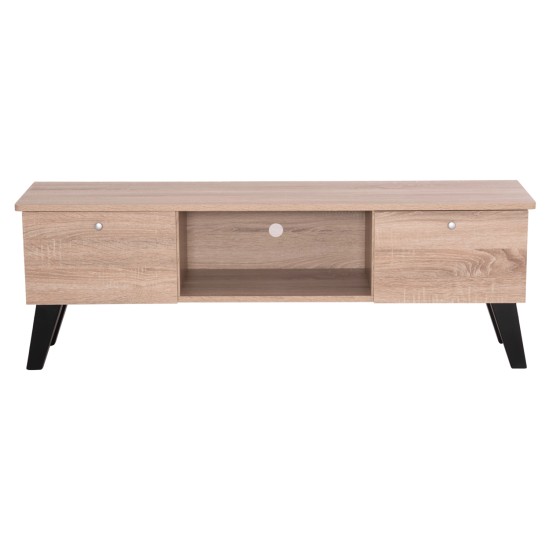 ΕΠΙΠΛΟ ΤΗΛΕΟΡΑΣΗΣ IREN HM2481.01 ΜΕΛΑΜΙΝΗ ΣΕ SONAMA OAK-ΜΑΥΡΟ 120x32,5-34x41Yεκ.