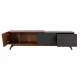 ΕΠΙΠΛΟ ΤΗΛΕΟΡΑΣΗΣ HUDSON HM9748 MDF ΚΑΠΛΑΜΑΣ ΚΑΡΥΔΙΑΣ ΚΑΡΥΔΙ&ΣΚΟΥΡΟ ΓΚΡΙ 180x40x50Υ