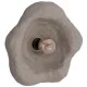 ΕΠΙΤΟΙΧΙΟ ΦΩΤΙΣΤΙΚΟ LUXON HM4701.03L FIBER CEMENT ΣΕ ΓΚΡΙ 44x15x42Υεκ.