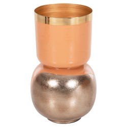 ΕΠΙΤΡΑΠΕΖΙΟ ΔΙΑΚΟΣΜΗΤΙΚΟ BAZO LINGON HM4233.02 ΜΕΤΑΛΛΟ ΣΟΜΟΝ-ΑΣΗΜΙ BRUSHED Φ21x37,5Υ