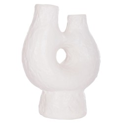 ΕΠΙΤΡΑΠΕΖΙΟ ΔΙΑΚΟΣΜΗΤΙΚΟ ΒΑΖΟ NAMENTIS HM4665.02S ΛΕΥΚΗ ΤΕΡΑΚΟΤΑ--26x15x32.5Υεκ