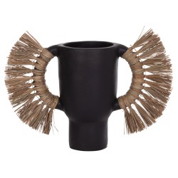 ΕΠΙΤΡΑΠΕΖΙΟ ΔΙΑΚΟΣΜΗΤΙΚΟ ΒΑΖΟ ALICA HM4668.01L ΜΑΥΡΗ ΤΕΡΑΚΟΤΑ & GRASS--64x22x38Υεκ ΕΠΙΤΡΑΠΕΖΙΟ ΔΙΑΚΟΣΜΗΤΙΚΟ ΒΑΖΟ ALICA HM4668.01L ΜΑΥΡΗ ΤΕΡΑΚΟΤΑ & GRASS--64x22x38Υεκ