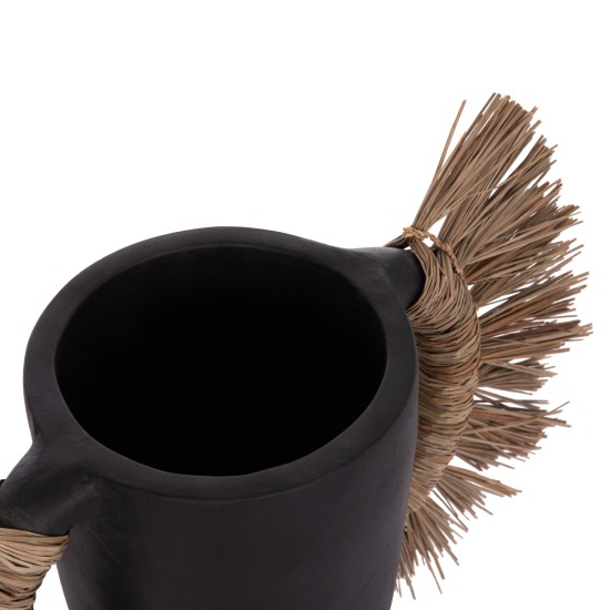 ΕΠΙΤΡΑΠΕΖΙΟ ΔΙΑΚΟΣΜΗΤΙΚΟ ΒΑΖΟ ALICA HM4668.01L ΜΑΥΡΗ ΤΕΡΑΚΟΤΑ & GRASS--64x22x38Υεκ ΕΠΙΤΡΑΠΕΖΙΟ ΔΙΑΚΟΣΜΗΤΙΚΟ ΒΑΖΟ ALICA HM4668.01L ΜΑΥΡΗ ΤΕΡΑΚΟΤΑ & GRASS--64x22x38Υεκ