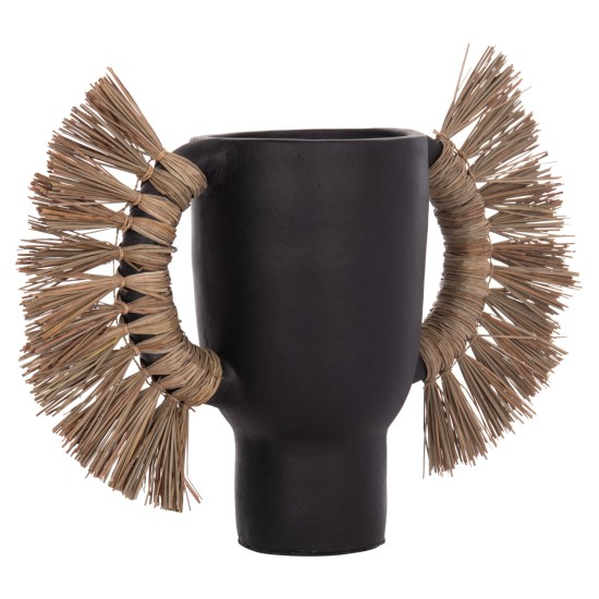 ΕΠΙΤΡΑΠΕΖΙΟ ΔΙΑΚΟΣΜΗΤΙΚΟ ΒΑΖΟ ALICA HM4668.01L ΜΑΥΡΗ ΤΕΡΑΚΟΤΑ & GRASS--64x22x38Υεκ ΕΠΙΤΡΑΠΕΖΙΟ ΔΙΑΚΟΣΜΗΤΙΚΟ ΒΑΖΟ ALICA HM4668.01L ΜΑΥΡΗ ΤΕΡΑΚΟΤΑ & GRASS--64x22x38Υεκ