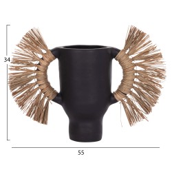 ΕΠΙΤΡΑΠΕΖΙΟ ΔΙΑΚΟΣΜΗΤΙΚΟ ΒΑΖΟ ALICA HM4668.01S ΜΑΥΡΗ ΤΕΡΑΚΟΤΑ & GRASS--55x19x34Υεκ ΕΠΙΤΡΑΠΕΖΙΟ ΔΙΑΚΟΣΜΗΤΙΚΟ ΒΑΖΟ ALICA HM4668.01S ΜΑΥΡΗ ΤΕΡΑΚΟΤΑ & GRASS--55x19x34Υεκ