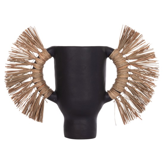 ΕΠΙΤΡΑΠΕΖΙΟ ΔΙΑΚΟΣΜΗΤΙΚΟ ΒΑΖΟ ALICA HM4668.01S ΜΑΥΡΗ ΤΕΡΑΚΟΤΑ & GRASS--55x19x34Υεκ ΕΠΙΤΡΑΠΕΖΙΟ ΔΙΑΚΟΣΜΗΤΙΚΟ ΒΑΖΟ ALICA HM4668.01S ΜΑΥΡΗ ΤΕΡΑΚΟΤΑ & GRASS--55x19x34Υεκ