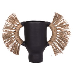 ΕΠΙΤΡΑΠΕΖΙΟ ΔΙΑΚΟΣΜΗΤΙΚΟ ΒΑΖΟ ALICA HM4668.01S ΜΑΥΡΗ ΤΕΡΑΚΟΤΑ & GRASS--55x19x34Υεκ ΕΠΙΤΡΑΠΕΖΙΟ ΔΙΑΚΟΣΜΗΤΙΚΟ ΒΑΖΟ ALICA HM4668.01S ΜΑΥΡΗ ΤΕΡΑΚΟΤΑ & GRASS--55x19x34Υεκ