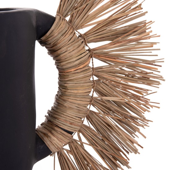 ΕΠΙΤΡΑΠΕΖΙΟ ΔΙΑΚΟΣΜΗΤΙΚΟ ΒΑΖΟ ALICA HM4668.01S ΜΑΥΡΗ ΤΕΡΑΚΟΤΑ & GRASS--55x19x34Υεκ ΕΠΙΤΡΑΠΕΖΙΟ ΔΙΑΚΟΣΜΗΤΙΚΟ ΒΑΖΟ ALICA HM4668.01S ΜΑΥΡΗ ΤΕΡΑΚΟΤΑ & GRASS--55x19x34Υεκ