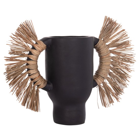 ΕΠΙΤΡΑΠΕΖΙΟ ΔΙΑΚΟΣΜΗΤΙΚΟ ΒΑΖΟ ALICA HM4668.01S ΜΑΥΡΗ ΤΕΡΑΚΟΤΑ & GRASS--55x19x34Υεκ ΕΠΙΤΡΑΠΕΖΙΟ ΔΙΑΚΟΣΜΗΤΙΚΟ ΒΑΖΟ ALICA HM4668.01S ΜΑΥΡΗ ΤΕΡΑΚΟΤΑ & GRASS--55x19x34Υεκ