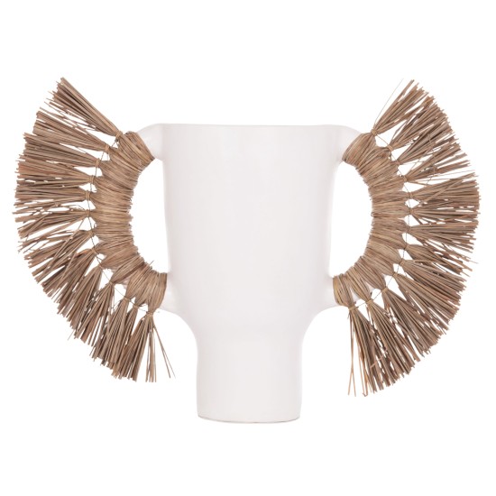 ΕΠΙΤΡΑΠΕΖΙΟ ΔΙΑΚΟΣΜΗΤΙΚΟ ΒΑΖΟ ALICA HM4668.02L ΛΕΥΚΗ ΤΕΡΑΚΟΤΑ & GRASS--64x22x38Υεκ ΕΠΙΤΡΑΠΕΖΙΟ ΔΙΑΚΟΣΜΗΤΙΚΟ ΒΑΖΟ ALICA HM4668.02L ΛΕΥΚΗ ΤΕΡΑΚΟΤΑ & GRASS--64x22x38Υεκ