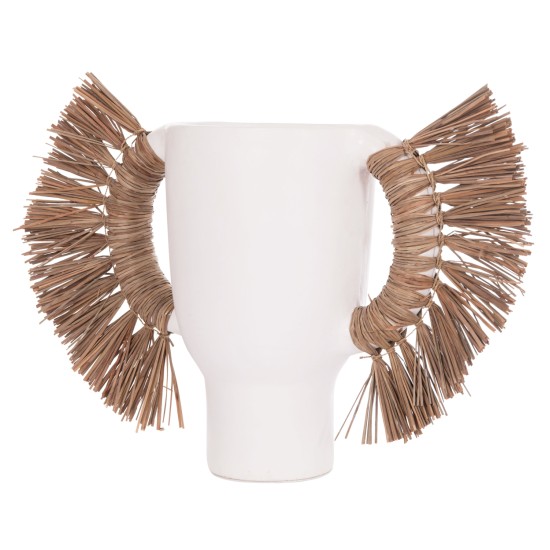 ΕΠΙΤΡΑΠΕΖΙΟ ΔΙΑΚΟΣΜΗΤΙΚΟ ΒΑΖΟ ALICA HM4668.02L ΛΕΥΚΗ ΤΕΡΑΚΟΤΑ & GRASS--64x22x38Υεκ ΕΠΙΤΡΑΠΕΖΙΟ ΔΙΑΚΟΣΜΗΤΙΚΟ ΒΑΖΟ ALICA HM4668.02L ΛΕΥΚΗ ΤΕΡΑΚΟΤΑ & GRASS--64x22x38Υεκ