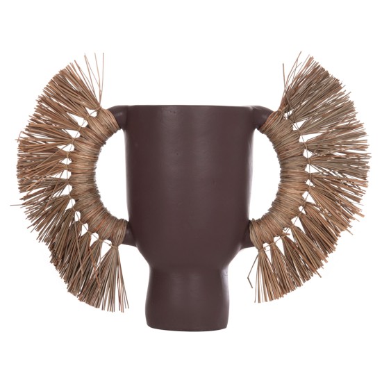 ΕΠΙΤΡΑΠΕΖΙΟ ΔΙΑΚΟΣΜΗΤΙΚΟ ΒΑΖΟ ALICA HM4668.07L ΣΟΚΟΛΑΤΙ ΤΕΡΑΚΟΤΑ & GRASS--64x22x38Υεκ ΕΠΙΤΡΑΠΕΖΙΟ ΔΙΑΚΟΣΜΗΤΙΚΟ ΒΑΖΟ ALICA HM4668.07L ΣΟΚΟΛΑΤΙ ΤΕΡΑΚΟΤΑ & GRASS--64x22x38Υεκ