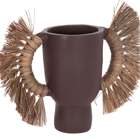 ΕΠΙΤΡΑΠΕΖΙΟ ΔΙΑΚΟΣΜΗΤΙΚΟ ΒΑΖΟ ALICA HM4668.07L ΣΟΚΟΛΑΤΙ ΤΕΡΑΚΟΤΑ & GRASS--64x22x38Υεκ ΕΠΙΤΡΑΠΕΖΙΟ ΔΙΑΚΟΣΜΗΤΙΚΟ ΒΑΖΟ ALICA HM4668.07L ΣΟΚΟΛΑΤΙ ΤΕΡΑΚΟΤΑ & GRASS--64x22x38Υεκ