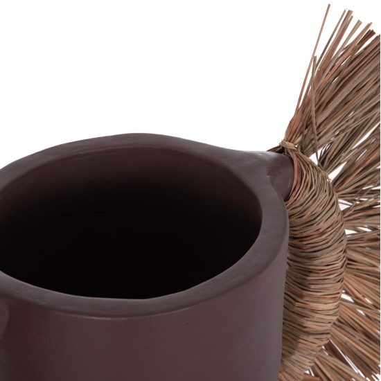 ΕΠΙΤΡΑΠΕΖΙΟ ΔΙΑΚΟΣΜΗΤΙΚΟ ΒΑΖΟ ALICA HM4668.07L ΣΟΚΟΛΑΤΙ ΤΕΡΑΚΟΤΑ & GRASS--64x22x38Υεκ ΕΠΙΤΡΑΠΕΖΙΟ ΔΙΑΚΟΣΜΗΤΙΚΟ ΒΑΖΟ ALICA HM4668.07L ΣΟΚΟΛΑΤΙ ΤΕΡΑΚΟΤΑ & GRASS--64x22x38Υεκ