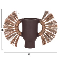 ΕΠΙΤΡΑΠΕΖΙΟ ΔΙΑΚΟΣΜΗΤΙΚΟ ΒΑΖΟ ALICA HM4668.07S ΣΟΚΟΛΑΤΙ ΤΕΡΑΚΟΤΑ & GRASS--55x19x34Υεκ ΕΠΙΤΡΑΠΕΖΙΟ ΔΙΑΚΟΣΜΗΤΙΚΟ ΒΑΖΟ ALICA HM4668.07S ΣΟΚΟΛΑΤΙ ΤΕΡΑΚΟΤΑ & GRASS--55x19x34Υεκ