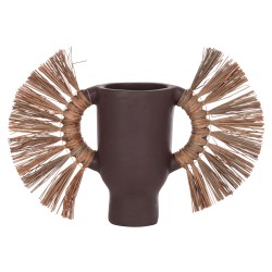 ΕΠΙΤΡΑΠΕΖΙΟ ΔΙΑΚΟΣΜΗΤΙΚΟ ΒΑΖΟ ALICA HM4668.07S ΣΟΚΟΛΑΤΙ ΤΕΡΑΚΟΤΑ & GRASS--55x19x34Υεκ ΕΠΙΤΡΑΠΕΖΙΟ ΔΙΑΚΟΣΜΗΤΙΚΟ ΒΑΖΟ ALICA HM4668.07S ΣΟΚΟΛΑΤΙ ΤΕΡΑΚΟΤΑ & GRASS--55x19x34Υεκ