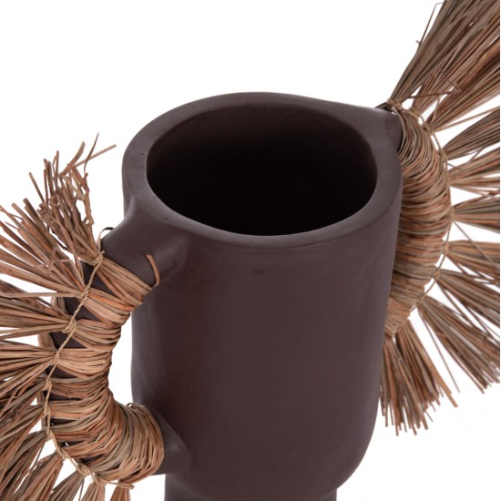 ΕΠΙΤΡΑΠΕΖΙΟ ΔΙΑΚΟΣΜΗΤΙΚΟ ΒΑΖΟ ALICA HM4668.07S ΣΟΚΟΛΑΤΙ ΤΕΡΑΚΟΤΑ & GRASS--55x19x34Υεκ ΕΠΙΤΡΑΠΕΖΙΟ ΔΙΑΚΟΣΜΗΤΙΚΟ ΒΑΖΟ ALICA HM4668.07S ΣΟΚΟΛΑΤΙ ΤΕΡΑΚΟΤΑ & GRASS--55x19x34Υεκ