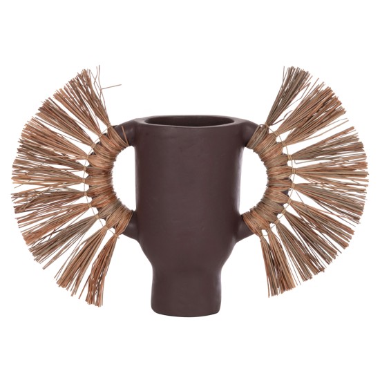 ΕΠΙΤΡΑΠΕΖΙΟ ΔΙΑΚΟΣΜΗΤΙΚΟ ΒΑΖΟ ALICA HM4668.07S ΣΟΚΟΛΑΤΙ ΤΕΡΑΚΟΤΑ & GRASS--55x19x34Υεκ ΕΠΙΤΡΑΠΕΖΙΟ ΔΙΑΚΟΣΜΗΤΙΚΟ ΒΑΖΟ ALICA HM4668.07S ΣΟΚΟΛΑΤΙ ΤΕΡΑΚΟΤΑ & GRASS--55x19x34Υεκ