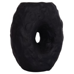 ΕΠΙΤΡΑΠΕΖΙΟ ΔΙΑΚΟΣΜΗΤΙΚΟ ΒΑΖΟ NAMENTIS HM4673.01S ΜΑΥΡΗ ΤΕΡΑΚΟΤΑ--22x13x28Υεκ