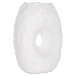 ΕΠΙΤΡΑΠΕΖΙΟ ΔΙΑΚΟΣΜΗΤΙΚΟ ΒΑΖΟ NAMENTIS HM4673.02L ΛΕΥΚΗ ΤΕΡΑΚΟΤΑ--26.5x16x36.5Υεκ