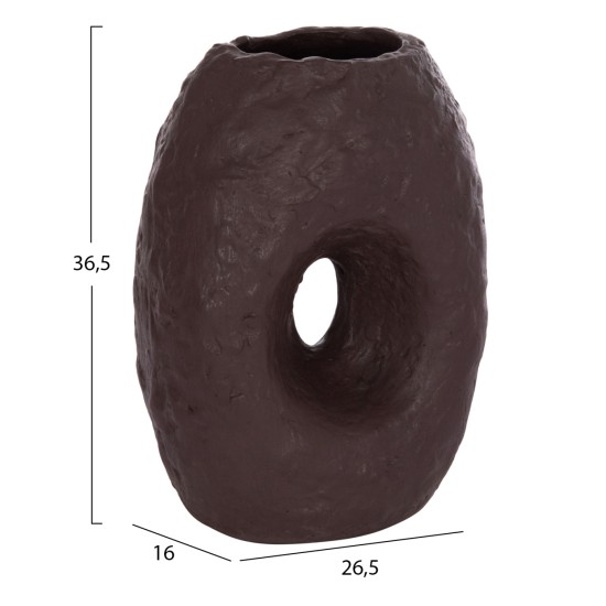 ΕΠΙΤΡΑΠΕΖΙΟ ΔΙΑΚΟΣΜΗΤΙΚΟ ΒΑΖΟ NAMENTIS HM4673.07L ΣΟΚΟΛΑΤΙ ΤΕΡΑΚΟΤΑ--26.5x16x36.5Υεκ ΕΠΙΤΡΑΠΕΖΙΟ ΔΙΑΚΟΣΜΗΤΙΚΟ ΒΑΖΟ NAMENTIS HM4673.07L ΣΟΚΟΛΑΤΙ ΤΕΡΑΚΟΤΑ--26.5x16x36.5Υεκ